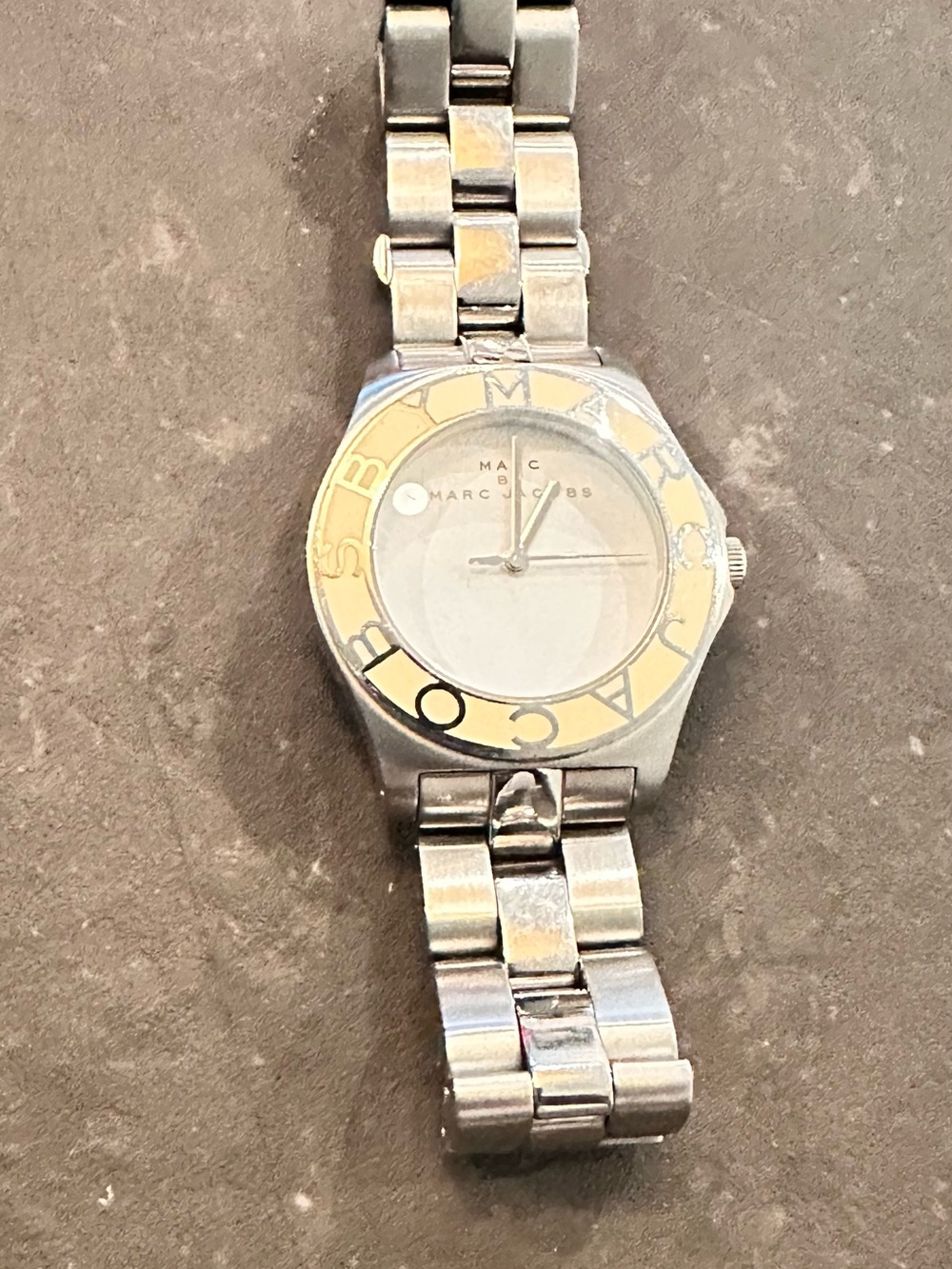 Marc Jacobs Two-Tone Round Bracelet Watch - Silver & Gold